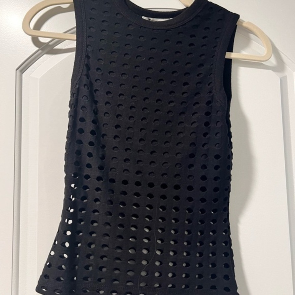 T ALEXANDER WANG Black Sleeveless Top Size XS - Picture 1 of 10